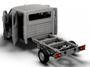 Citroen Jumper Chassis HQInterior CrCab 3800WB 2023 Model 3D