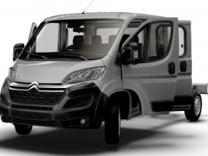 Citroen Jumper Chassis HQInterior CrCab 3800WB 2023 Model 3D