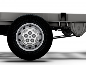 Citroen Jumper Chassis HQInterior CrCab 3800WB 2023 Model 3D