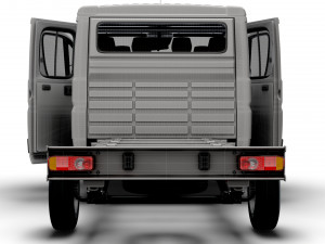 Citroen Jumper Chassis HQInterior CrCab 3800WB 2023 Model 3D