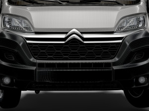 Citroen Jumper Chassis Truck CrCab 3450WB HQInterior 2023 Modello 3D