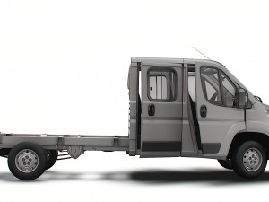 Citroen Jumper Chassis Truck CrCab 4035WB HQInterior 2023 Model 3D