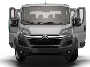 Citroen Jumper Chassis Truck CrCab 4035WB HQInterior 2023 Model 3D