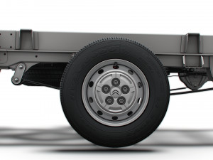 Citroen Jumper Chassis Truck CrCab 4035WB HQInterior 2023 Model 3D