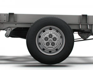 Citroen Jumper Chassis Truck CrCab 4035WB HQInterior 2023 3D Model