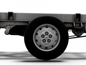 Citroen Jumper Chassis Truck CrCab 4035WB HQInterior 2023 Model 3D