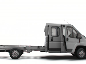 Citroen Jumper Chassis Truck CrCab 4035WBXL HQInterior 2023 3D Model