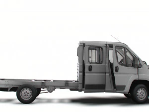 Citroen Jumper Chassis Truck CrCab 4035WBXL HQInterior 2023 3D Model