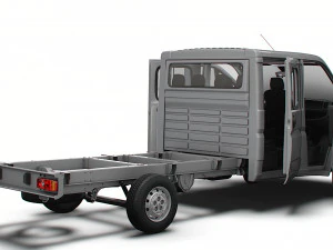 Citroen Jumper Chassis Truck CrCab 4035WBXL HQInterior 2023 3D Model