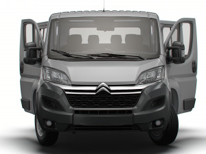 Citroen Jumper Chassis Truck CrCab 4035WBXL HQInterior 2023 3D Model