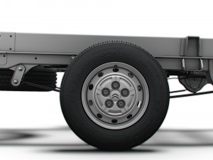 Citroen Jumper Chassis Truck CrCab 4035WBXL HQInterior 2023 3D Model