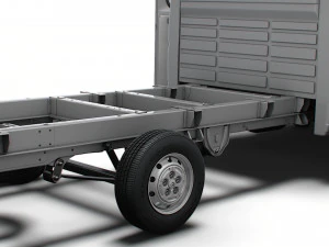 Citroen Jumper Chassis Truck CrCab 4035WBXL HQInterior 2023 3D Model