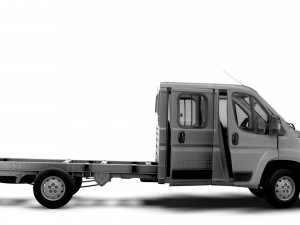 Citroen Jumper Chassis Truck CrCab 4035WBXL HQInterior 2023 3D Model