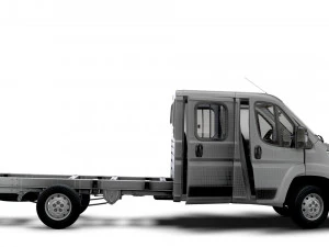 Citroen Jumper Chassis Truck CrCab 4035WBXL HQInterior 2023 3D Model