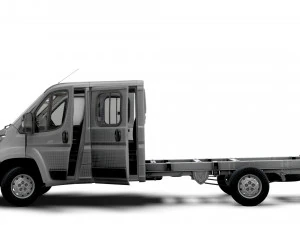 Citroen Jumper Chassis Truck CrCab 4035WBXL HQInterior 2023 3D Model