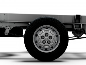 Citroen Jumper Chassis Truck CrCab 4035WBXL HQInterior 2023 3D Model