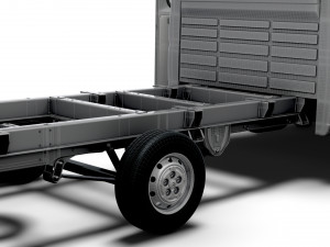 Citroen Jumper Chassis Truck CrCab 4035WBXL HQInterior 2023 3D Model