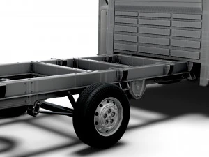 Citroen Jumper Chassis Truck CrCab 4035WBXL HQInterior 2023 3D Model