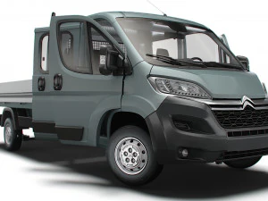 Citroën Jumper Crew Cab Truck HQIntérieur 2023 Modèle 3D