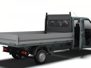 Citroen Jumper Crew Cab Truck HQInterior 2023 3D Model