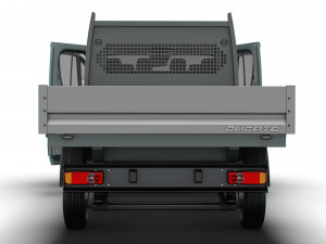 Citroen Jumper Crew Cab Truck HQInterior 2023 Modello 3D
