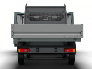 Citroen Jumper Crew Cab Truck HQInterior 2023 3D Model