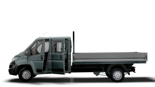 Citroen Jumper Crew Cab Truck HQInterior 2023 3D Model in Truck 3DExport