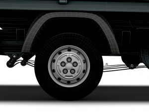 Citroen Jumper Crew Cab Truck HQInterior 2023 Modello 3D