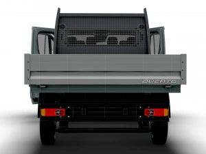 Citroen Jumper Crew Cab Truck HQInterior 2023 3D Model