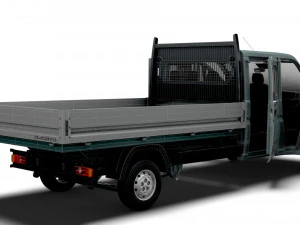 Citroen Jumper Crew Cab Truck HQInterior 2023 3D Model