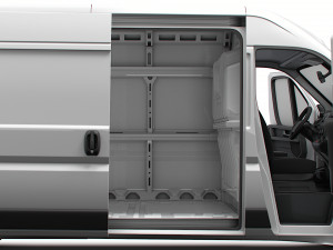 Citroen Jumper Van L3H2 HQ Interior 2023 Modelo 3D