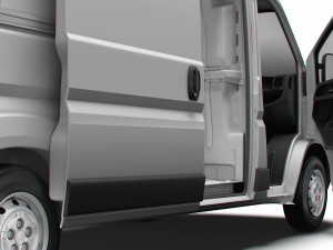 Citroen Jumper Van L3H2 HQ Interior 2023 Modelo 3D