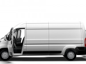 Citroen Jumper Van L3H2 HQ Interior 2023 Modelo 3D