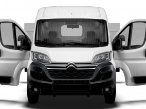 Citroen Jumper Van L3H2 HQ Interior 2023 Modelo 3D