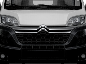 Citroen Jumper Van L3H2 HQ Interior 2023 Modelo 3D