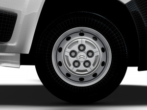 Citroen Jumper Van L3H2 HQ Interior 2023 Modelo 3D