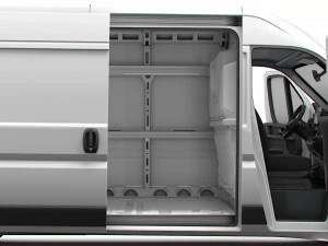 Fiat Ducato Van L3H2 HQ Interior 2023 3D Model