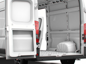 Fiat Ducato Van L3H2 HQ Interior 2023 3Dモデル