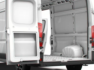 Fiat Ducato Van L3H2 HQ Interior 2023 3D Model