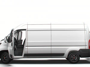 Fiat Ducato Van L3H2 HQ Interior 2023 3D Model