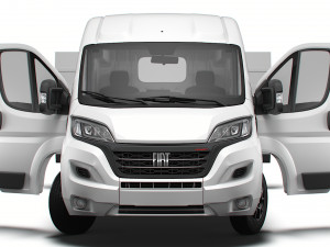 Fiat Ducato Van L3H2 HQ Interior 2023 3Dモデル