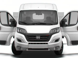 Fiat Ducato Van L3H2 HQ Interior 2023 3D Model