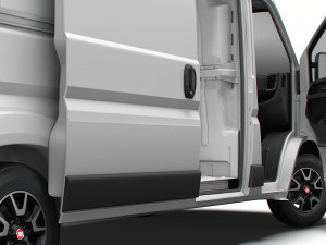 Fiat Ducato Van L3H2 HQ Interior 2023 3Dモデル