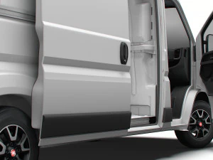 Fiat Ducato Van L3H2 HQ Interior 2023 3D Model