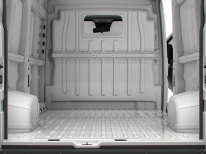 Fiat Ducato Van L3H2 HQ Interior 2023 3D Model