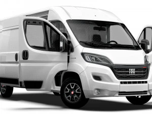 Fiat Ducato Van L3H2 HQ Interior 2023 3D Model