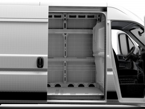 Fiat Ducato Van L3H2 HQ Interior 2023 3Dモデル