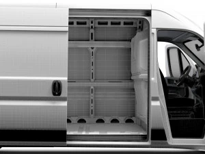 Fiat Ducato Van L3H2 HQ Interior 2023 3D Model