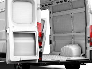 Fiat Ducato Van L3H2 HQ Interior 2023 3Dモデル