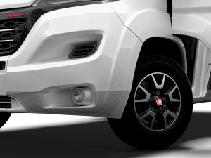 Fiat Ducato Van L3H2 HQ Interior 2023 3D Model